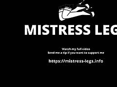 Sexy Bare Soles Rub Cream Close Up Tease