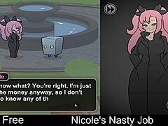 Nicole's Nasty Job Game Turns Erotic And Wild!