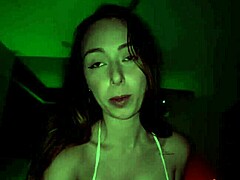 Cunhada's Green Eyes Big Ass Sits Cowgirl Fucks Doggy Takes Facial Cum!