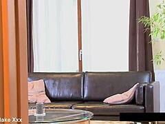 Skinny Hungarian Aliz Fists Ass And Pussy Deep