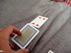 Stepsister Eva Barbie Loses Strip Game! Deepthroats Cum!