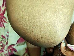 marwadi bhabhi takes hard doggystyle creampie closeup