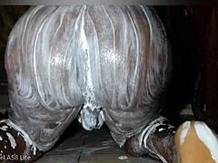 nasty african dude strokes monster black cock freaky solo in bedroom