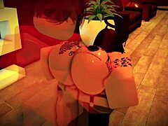 big cock blasts cumshots through gloryhole on huge tits faces