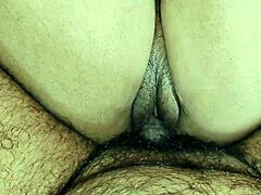 marwadi bhabhi takes hard doggystyle creampie closeup