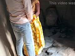 indian couple shifts outdoor fucking to indoor passion
