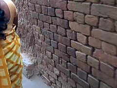 indian couple shifts outdoor fucking to indoor passion