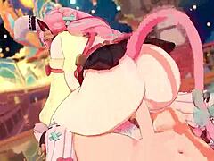 Varesa'S Massive Ass Bounces Wild In Hentai Cowgirl Ride