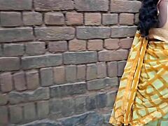 indian couple shifts outdoor fucking to indoor passion