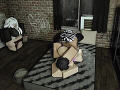 2 roblox sluts share daddy's thick cock 😈🍆