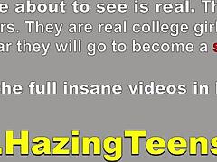 BARE NAKED SORORITY SLUTS LICK PUSSY IN NUTTY LESBIAN TASKS!