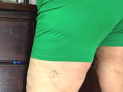 big ass wife sneaks home with panties soaked in cum