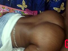 guy pounds tight pussy hard doggystyle until dripping wet