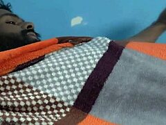 morning RAW fuck with my sexy indian wife's tight hairy pussy in cold