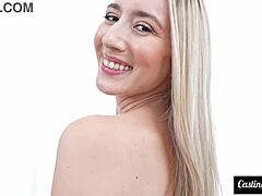 Sweet Sophia's camera newbie tease hides slutty urges