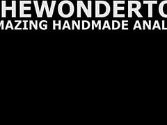 daniela ortiz stretches with handmade balldog anal fisting