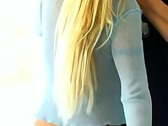 hot blonde fucked hard on billiard table cumshots firm tits!