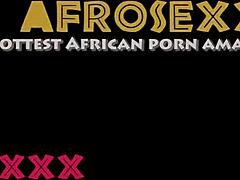 black dude gropes then fucks hairy pussy with shaved beaver contrast