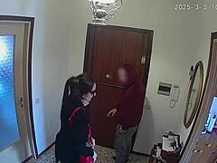 hey my wife's hot friend gives sloppy blowjob ends with cum on ass ep1!