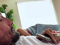 stepdad sneaks in for curvy teen latina pounding