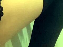 Horny filipina boobs out fingering pussy in costume