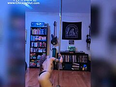 Black Lingerie Blonde Delivers Rocking Lap Dance Strip