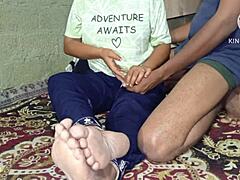 i finally fuck my skinny step sister roommate hard in homemade college dorm