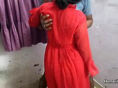 What if desi bhabhi bends for standing doggy?