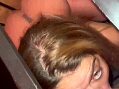 latina college couple's pov handjob turns homemade tit fuck