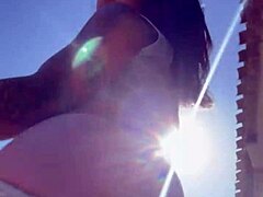 fat crossdressing trans teases big ass and cock slowly