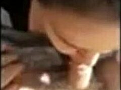 kandy kane sri lankan bbw housewife deepthroats in homemade blowjob