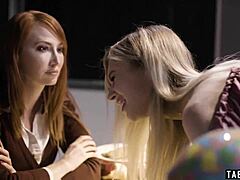 Teacher commands stepmom spank punish skinny stepdaughter big tits!