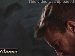 Long haired redhead babe fucked hard spread eagle in teacher's office