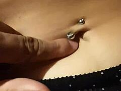 I Totally Relax Rubbing Her Sexy Belly Button!