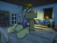 roblox teen fucked hard by monster cock in sexy game session