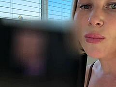 sugarnadya rates this guy's manhood with her pretty milf eyes and legs