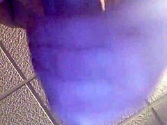 he grabs his big fat cock and jerks it off slow and steady