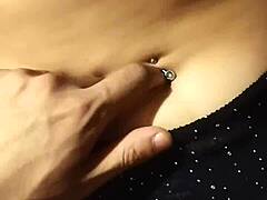 I Totally Relax Rubbing Her Sexy Belly Button!