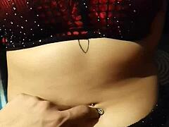 I Totally Relax Rubbing Her Sexy Belly Button!