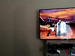 blonde milf skips games for bareback pounding in miniskirt