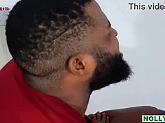 Ebony Babe Bent Over Monster Cock Doggystyle Hardcore