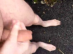 amateur solo homemade monster cock public outdoor midday jerkoff