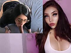 hot latina teen masturbates to anal creampie orgasm