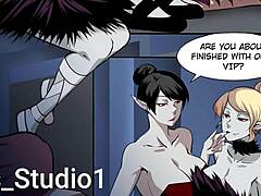 Vampire Girl Transforms Into Cock-Riding Slut!