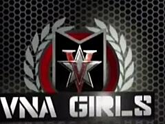 Blonde Vicky Vette Drops Thong Deepthroats Rokk's Big Cock