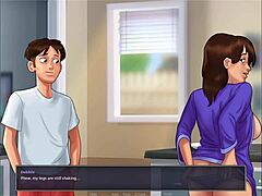 I Cum Inside Stepmother's Shaved Pussy Missionary Creampie