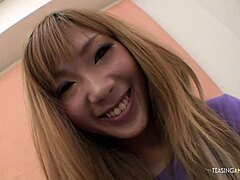saki oshiro's small tits hairy pussy pounded hard pov