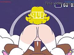 minus8 animates princess peach taking monster bbc in hentai fuck fest