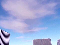 Giantess Tall Big Tits Humps Building Moaning Loud!