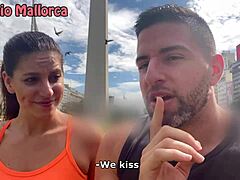 argentinian FITNESS BABE michelle picked up fucked by MONSTER COCK!